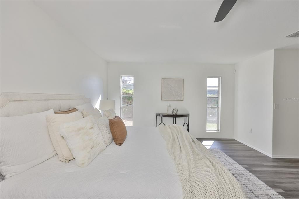 Bedroom, Interior, Wood Texture Flooring