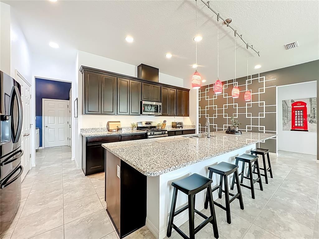 Interior, Kitchen, Pendant Lights, Recessed Lighting