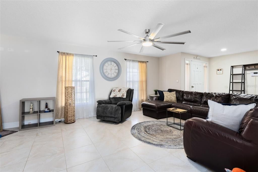 Interior, Living room, Recessed Lighting