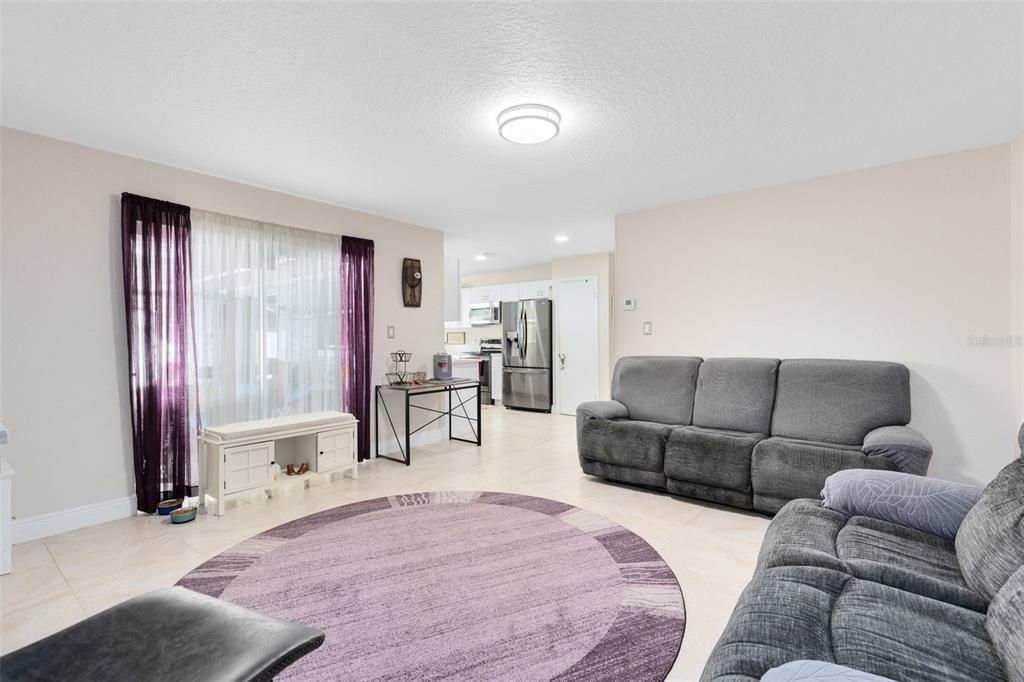 Interior, Kitchen, Living room, Recessed Lighting, Stainless Steel Appliances