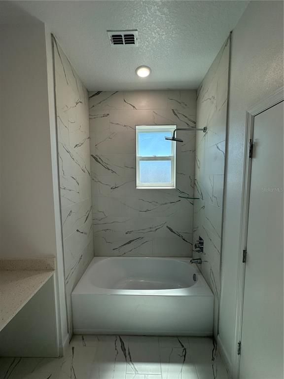 Bathroom, Interior, Marble, Marble Walls, Recessed Lighting