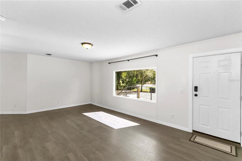 Empty room, Interior, Wood Texture Flooring