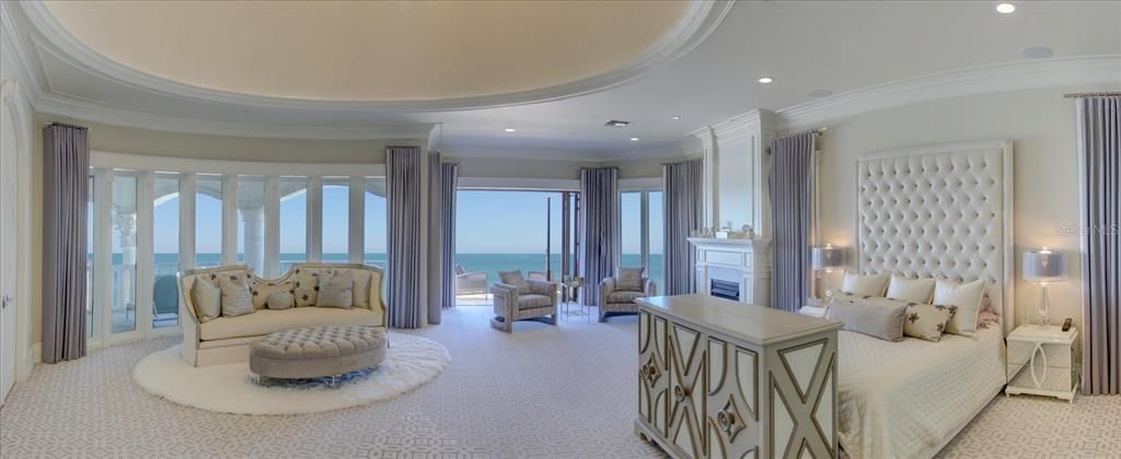 Bedroom, Fireplace, Interior, Recessed Lighting, Water