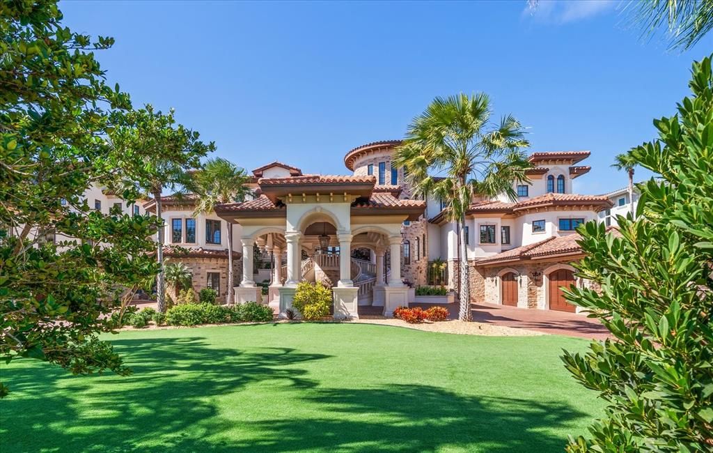 Backyard, Exterior, Facade, Mediterranean