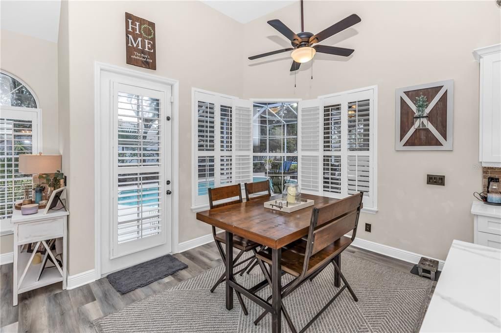 Dining room, Interior, Wood Texture Flooring