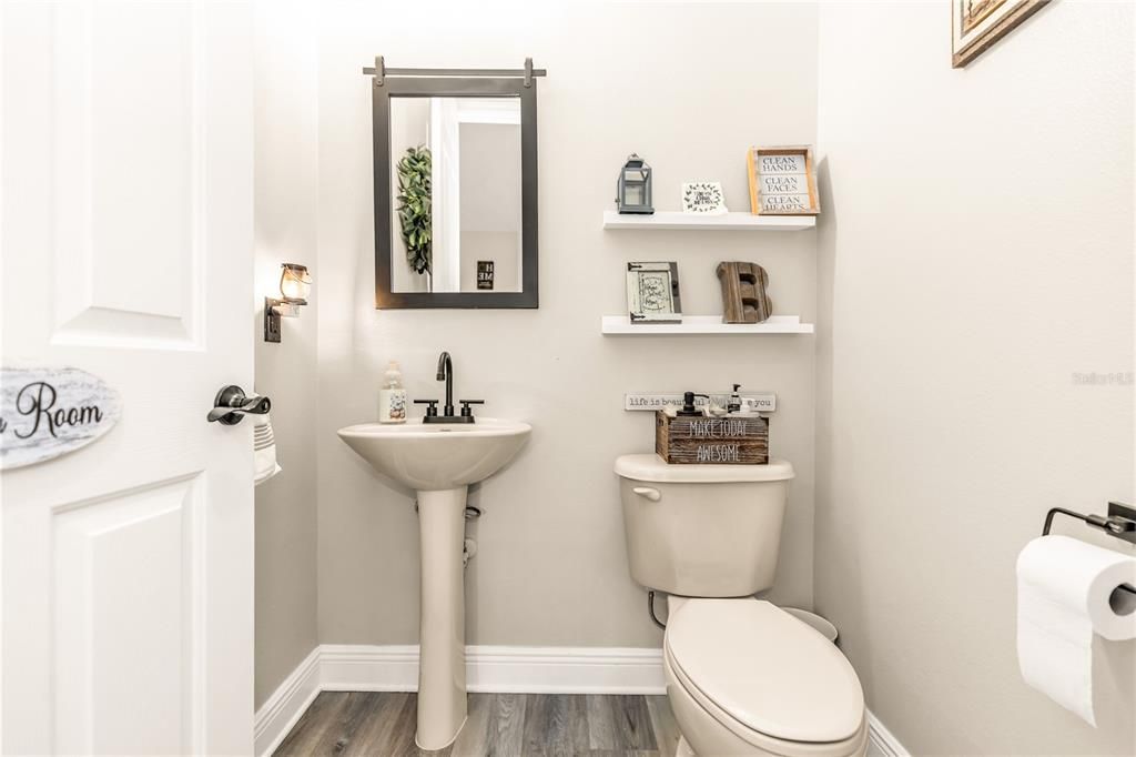 Bathroom, Interior, Wood Texture Flooring