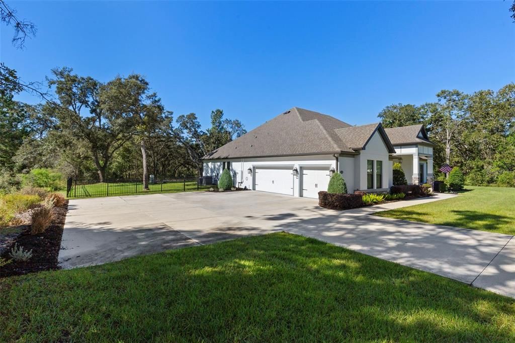 Attached, Backyard, Exterior, Facade, French Provincial