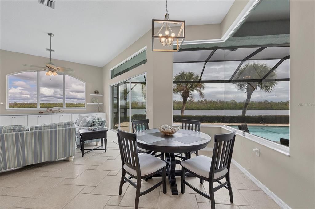 Dining room, Glass Ceilings, Interior, Sun Room, Water