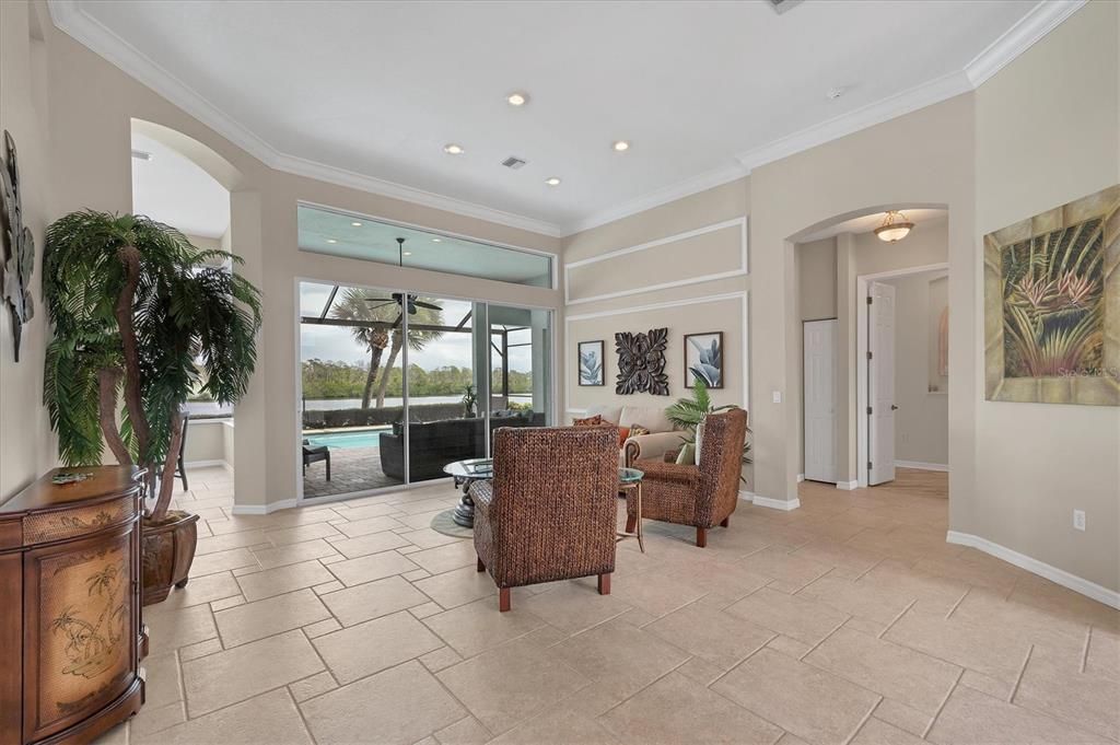 Dining room, Interior, Living room, Recessed Lighting