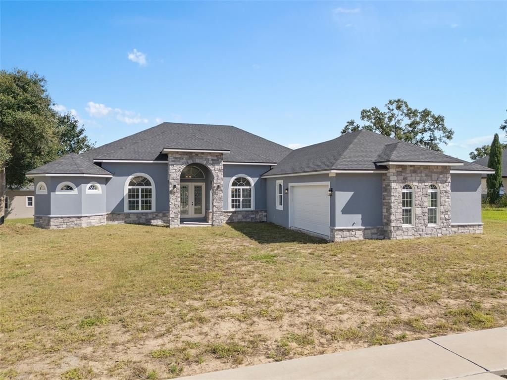 Attached, Backyard, Exterior, Facade, French Provincial