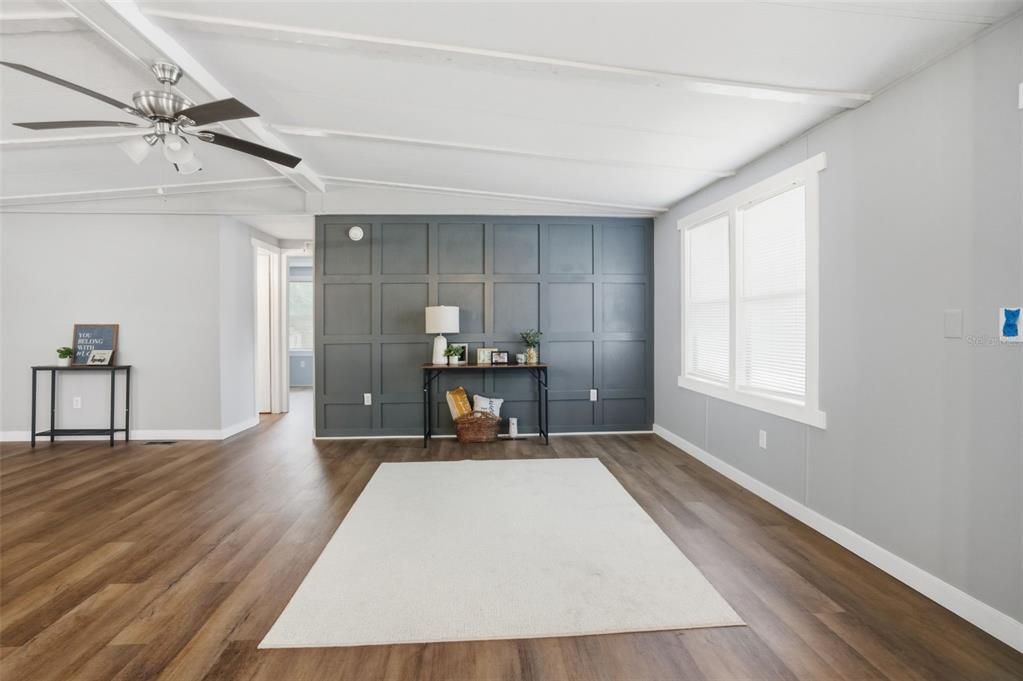 Empty room, Interior, Wood Texture Flooring