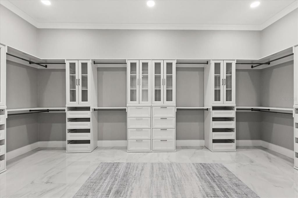 Interior, Marble, Recessed Lighting, Walk-in Closets