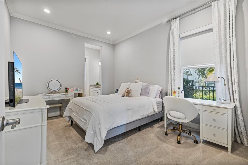 Bedroom, Home Office, Interior, Recessed Lighting