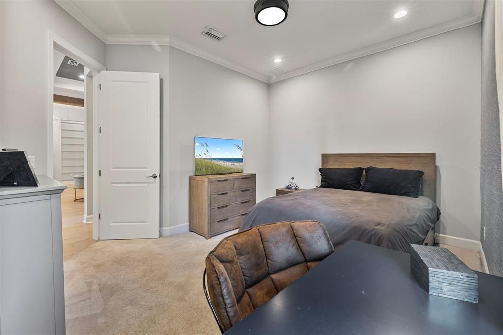 Bedroom, Interior, Recessed Lighting