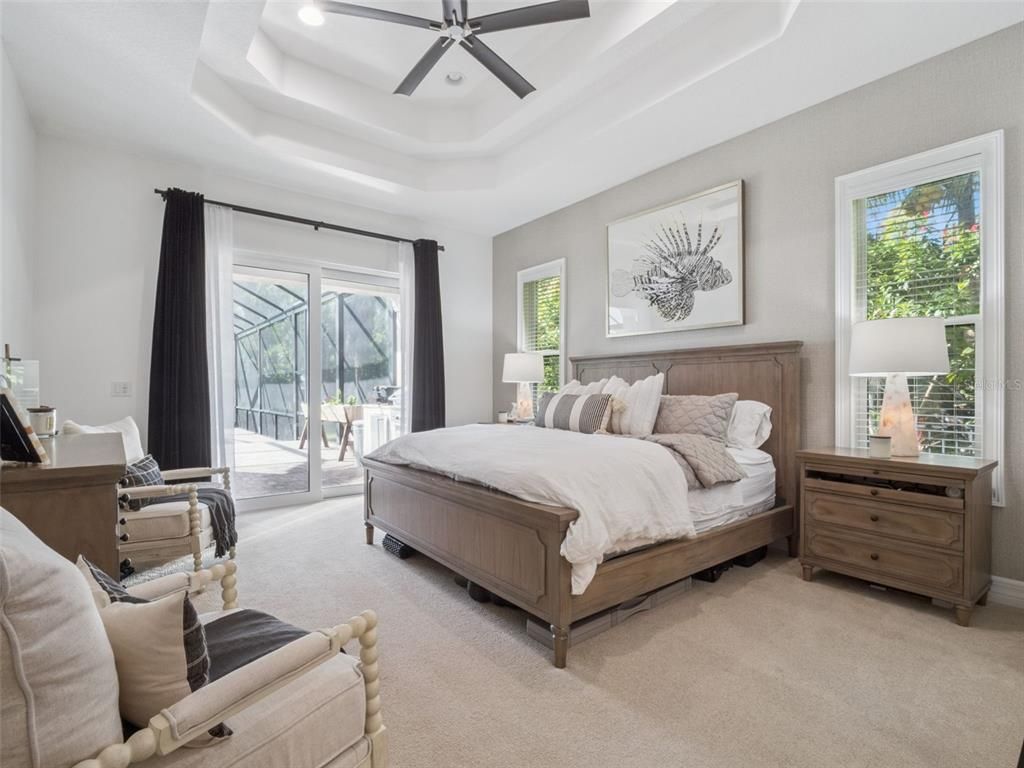 Bedroom, Interior, Recessed Lighting