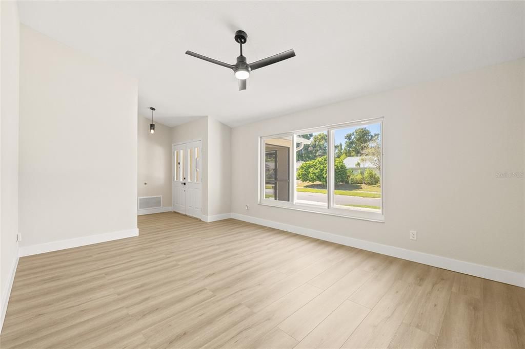 Empty room, Interior, Wood Texture Flooring