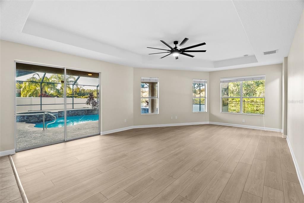 Empty room, Interior, Wood Texture Flooring