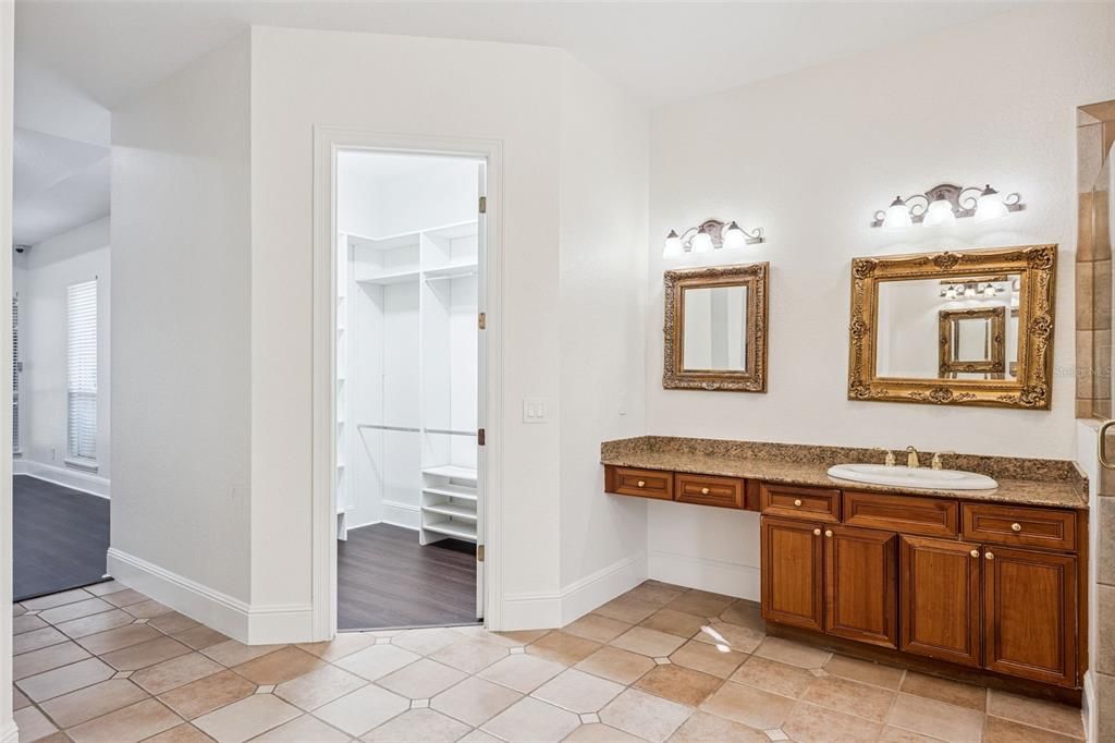 Bathroom, Interior, Wood Texture Flooring