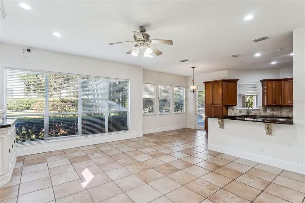 Empty room, Interior, Kitchen, Pendant Lights, Recessed Lighting