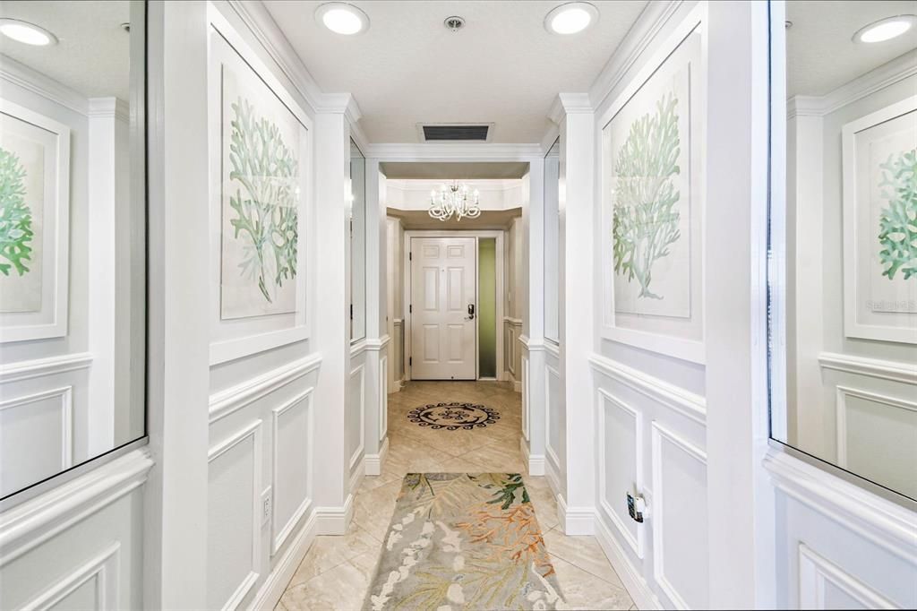 Chandelier, Interior, Recessed Lighting