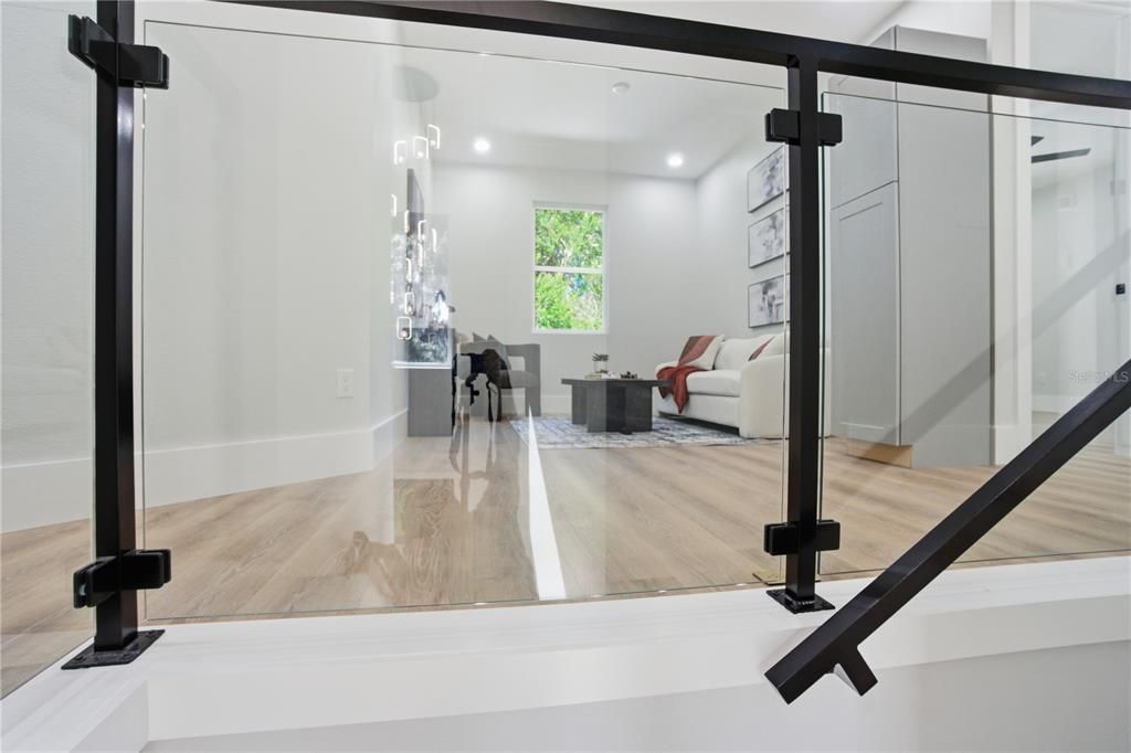 Interior, Pendant Lights, Recessed Lighting, Wood Texture Flooring