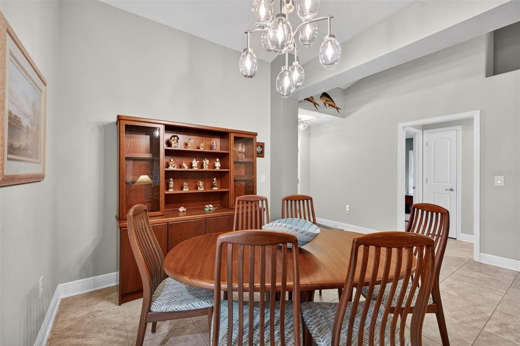 Dining room, Interior, Pendant Lights
