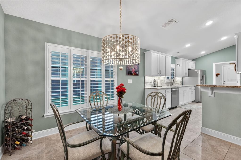 Dining room, Interior, Kitchen, Pendant Lights, Recessed Lighting