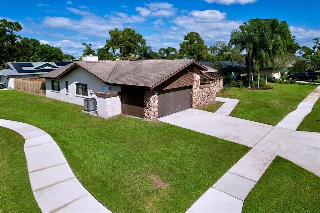 Attached, Backyard, Exterior, Facade, Solar Panels, Ranch
