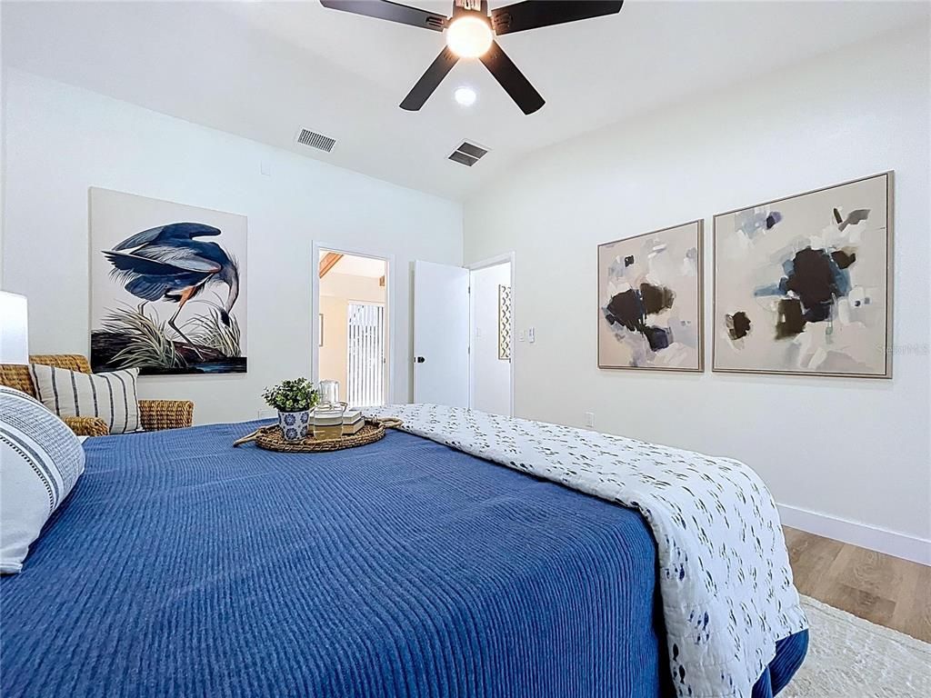 Bedroom, Interior, Wood Texture Flooring