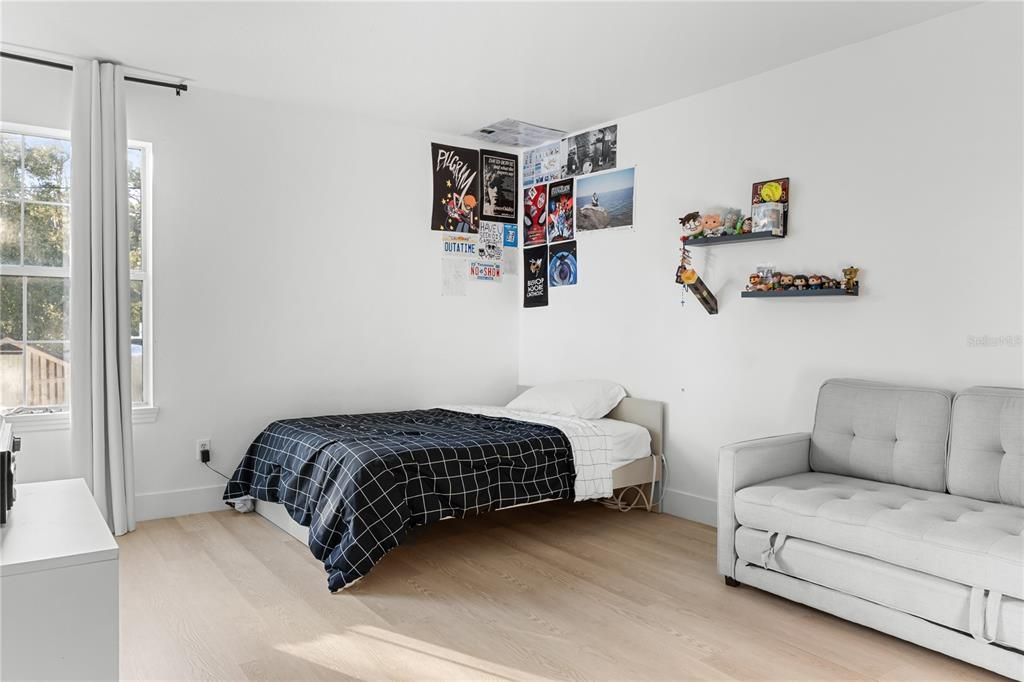 Bedroom, Interior, Wood Texture Flooring