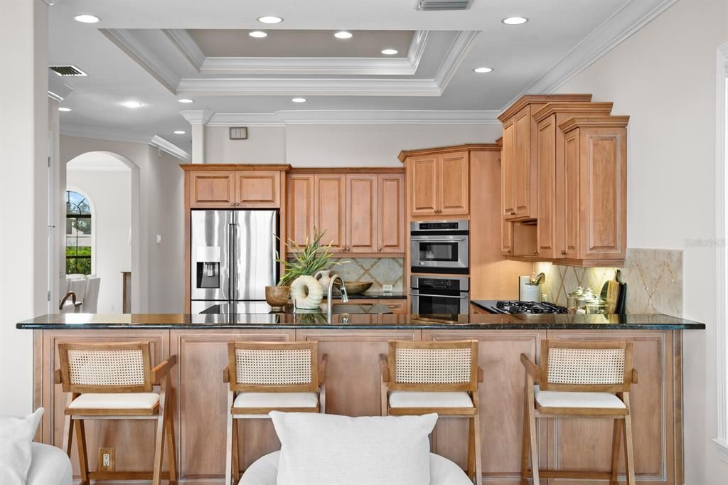 Interior, Kitchen, Recessed Lighting, Stainless Steel Appliances