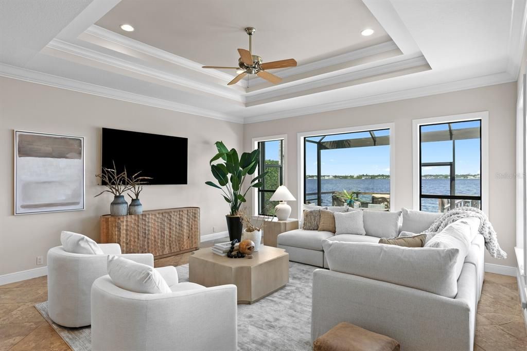 Interior, Living room, Recessed Lighting, Water