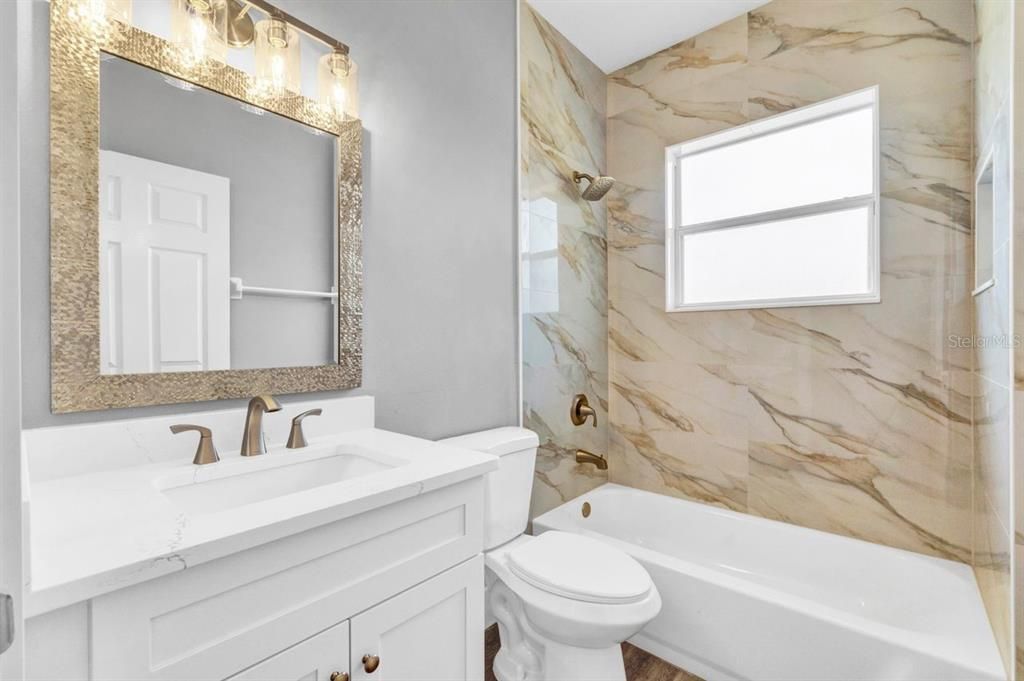 Bathroom, Interior, Marble Walls