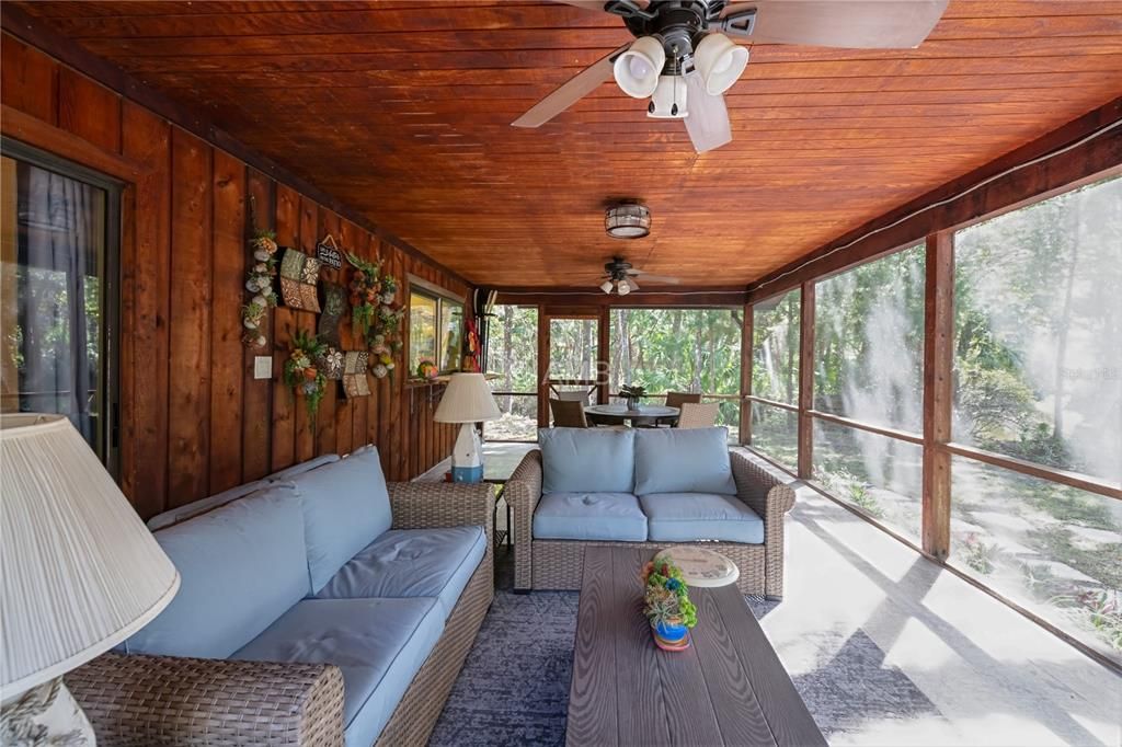 Dining room, Interior, Living room, Sun Room, Wooden Ceilings