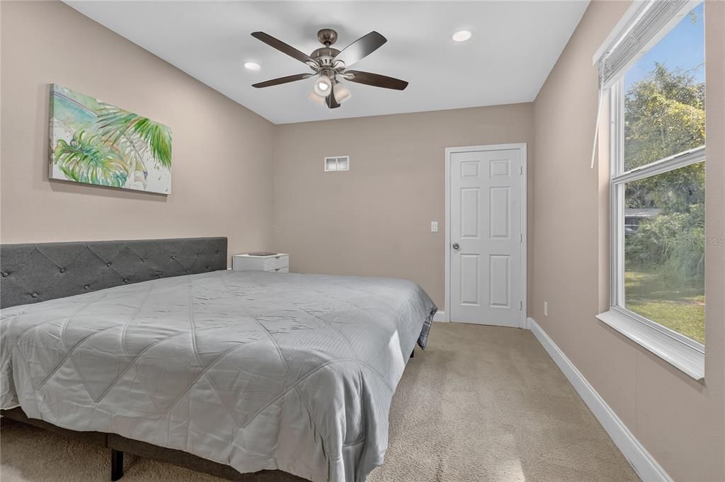 Bedroom, Interior, Recessed Lighting