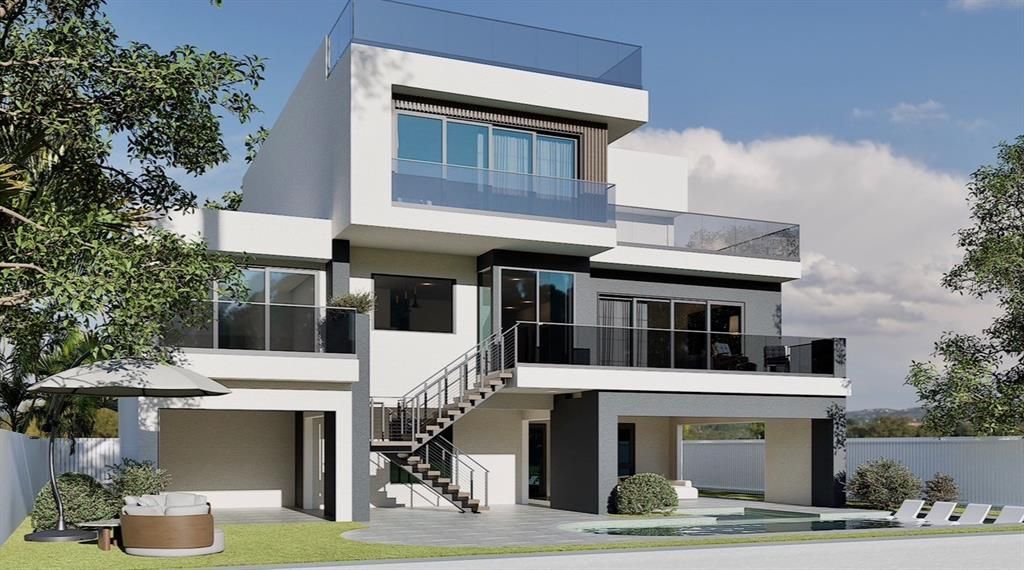 Exterior, Facade, Modern