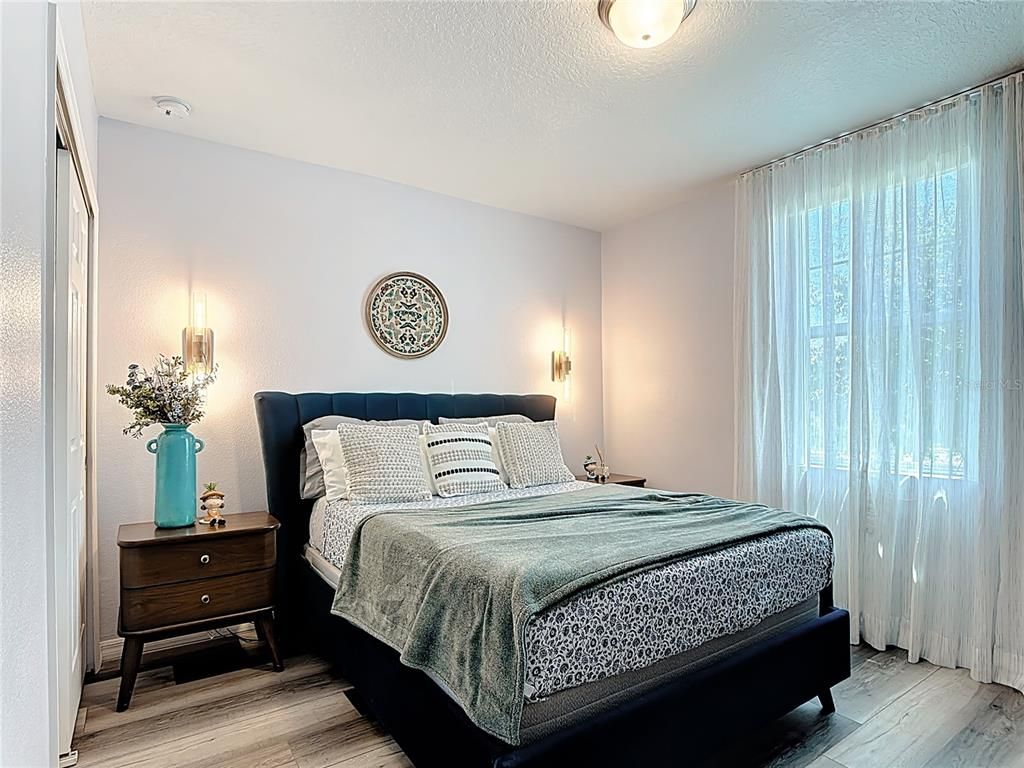 Bedroom, Interior, Wood Texture Flooring