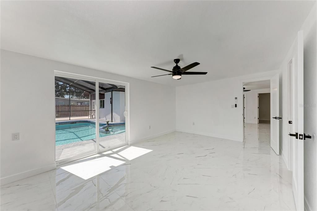 Empty room, Interior, Marble, Pool