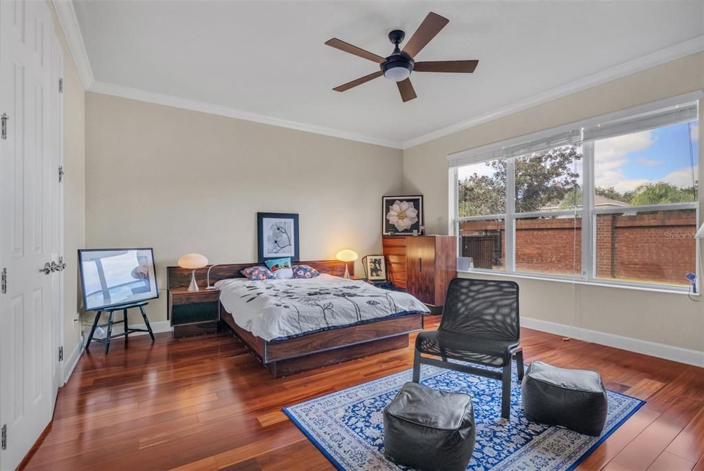 Bedroom, Interior, Wood Texture Flooring