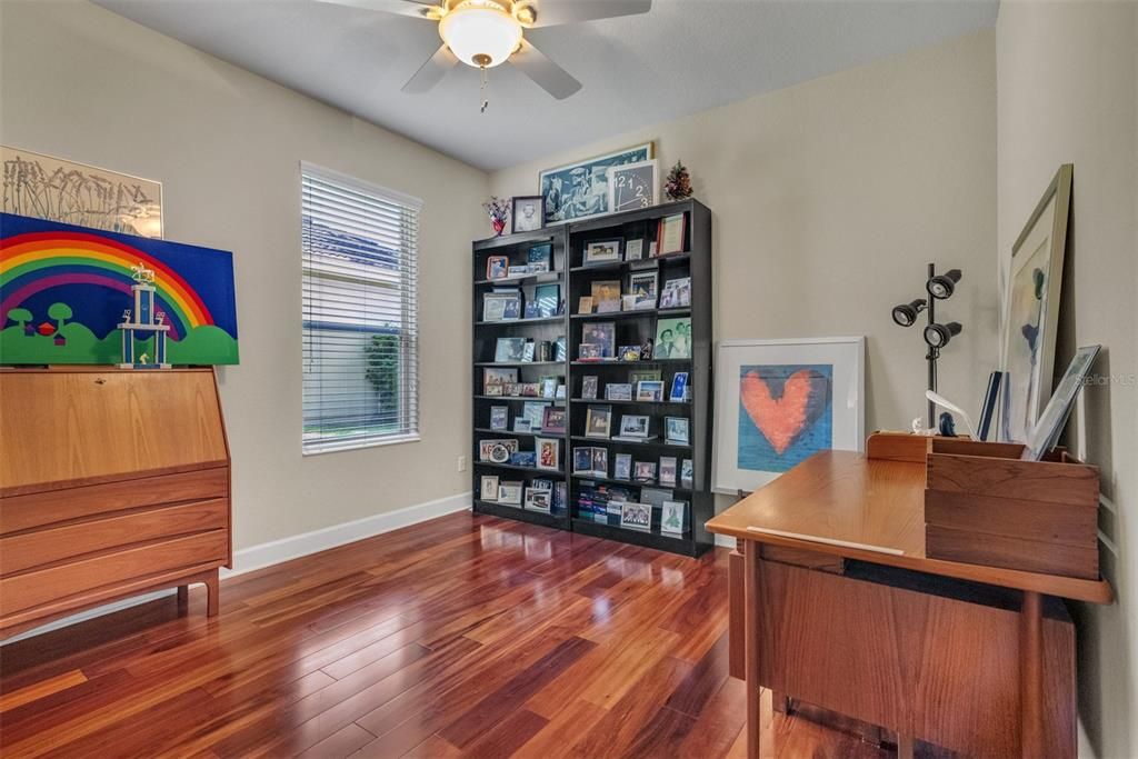 Home Office, Interior, Wood Texture Flooring