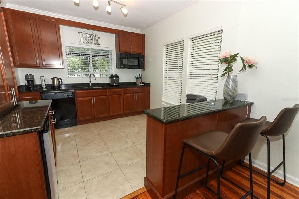 Interior, Kitchen, Wood Texture Flooring