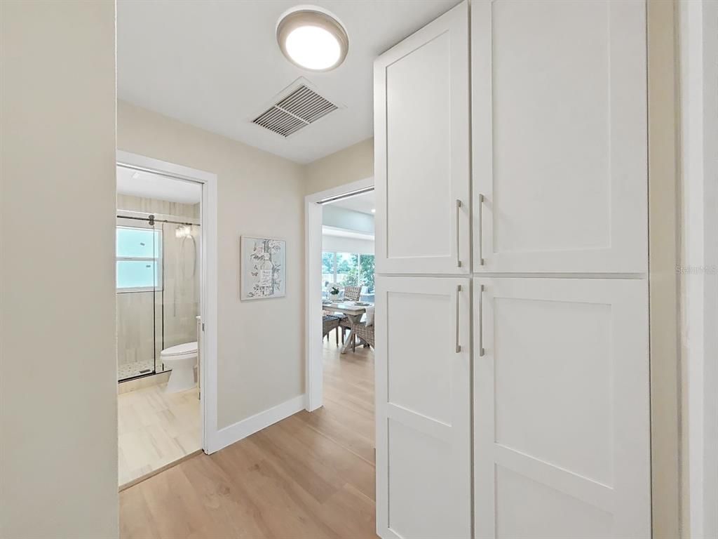 Bathroom, Interior, Wood Texture Flooring