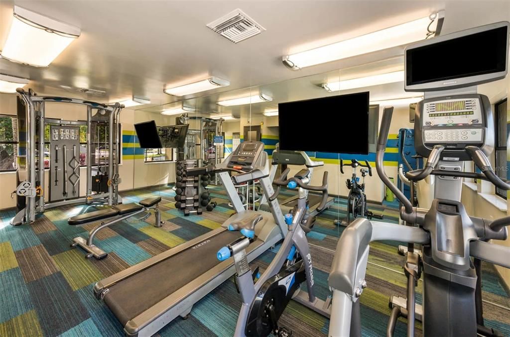 Fitness Equipment, Gym, Interior