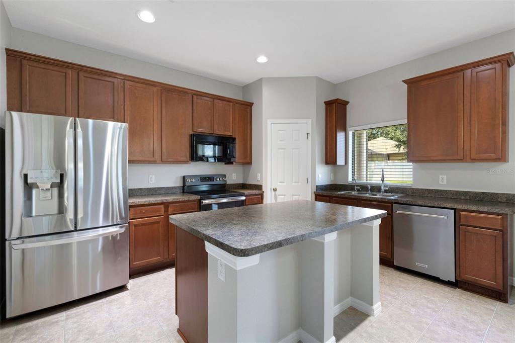 Interior, Kitchen, Recessed Lighting, Stainless Steel Appliances