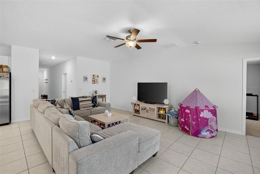 Interior, Living room, Recessed Lighting