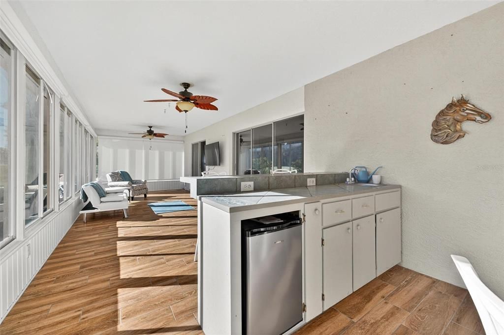 Interior, Kitchen, Wood Texture Flooring