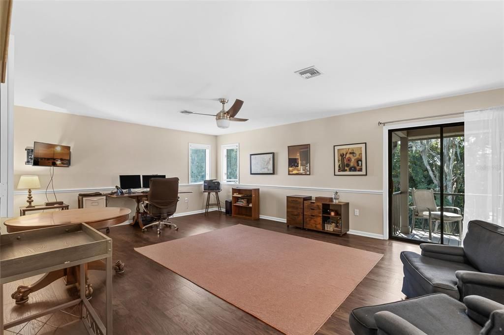 Home Office, Interior, Wood Texture Flooring