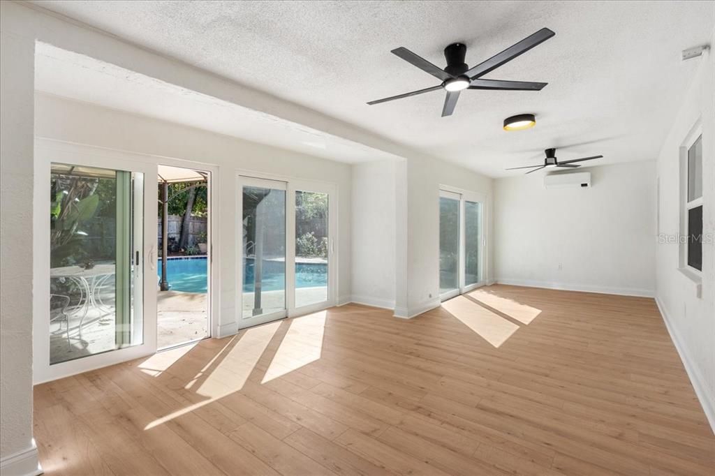 Empty room, Interior, Wood Texture Flooring