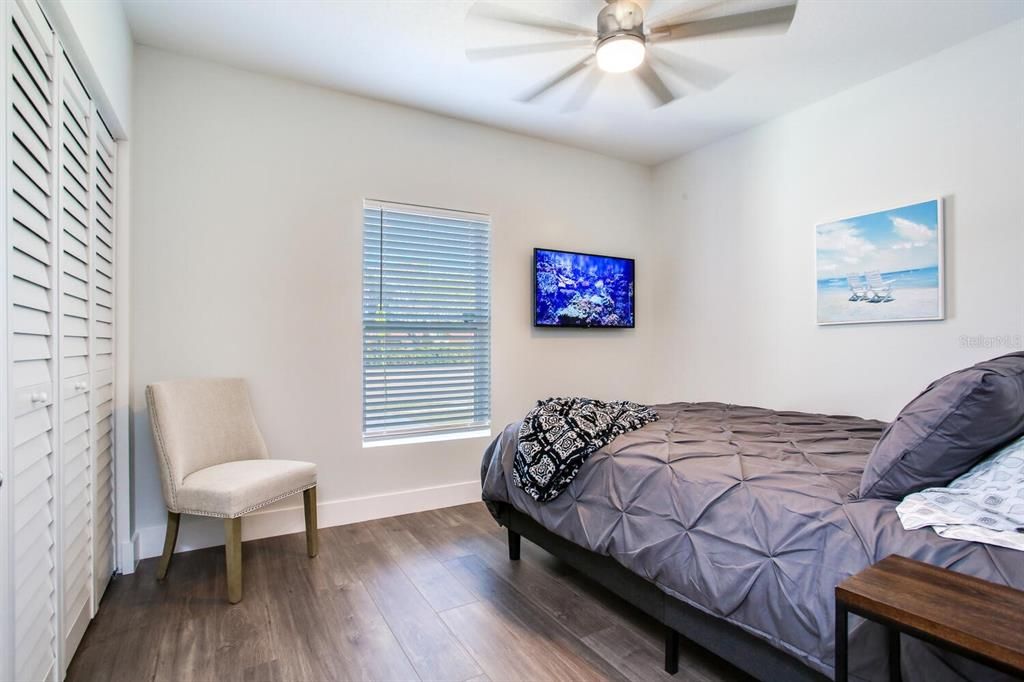 Bedroom, Interior, Wood Texture Flooring