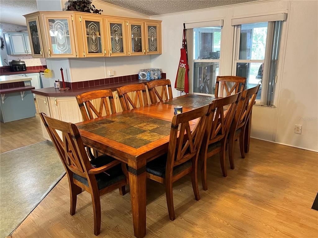 Dining room, Interior, Wood Texture Flooring
